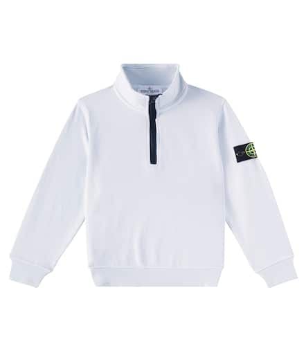 Compass cotton jersey sweatshirt - Stone Island Junior - Modalova