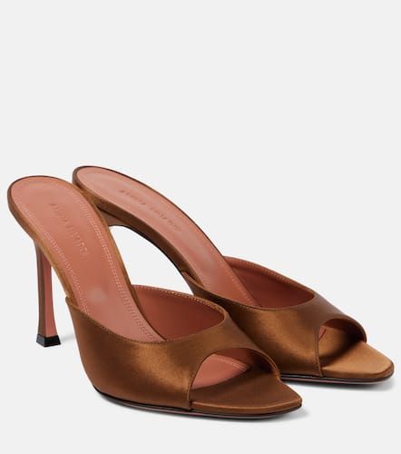 Amina Muaddi Alexa 95 satin mules - Amina Muaddi - Modalova