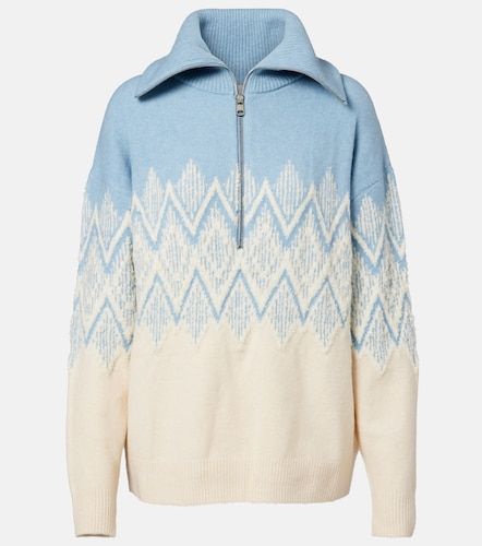 Pullover Hedda in jacquard con mezza zip - Varley - Modalova