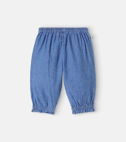 Bebé - pantalones Noodle de chambray de algodón - Bonton - Modalova