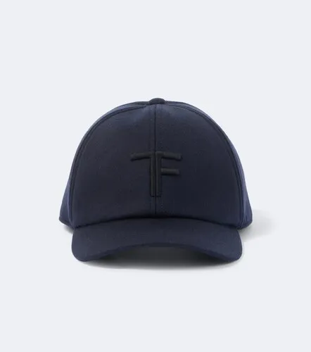 Tom Ford Logo cashmere baseball cap - Tom Ford - Modalova