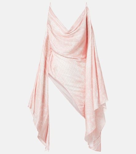 Balmain Printed asymmetric top - Balmain - Modalova