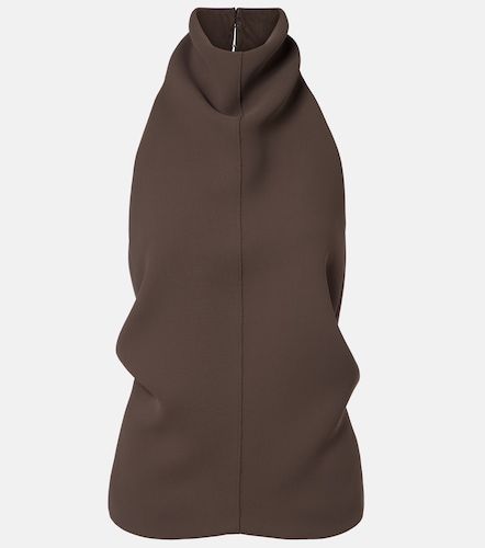 Top Rone drapeado con cuello halter - Khaite - Modalova