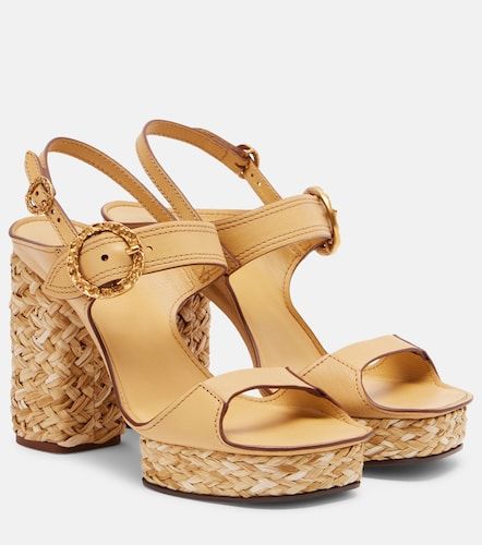 Solena leather platform sandals - Zimmermann - Modalova