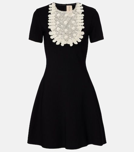 Minikleid mit Häkelstrick - Valentino Garavani - Modalova
