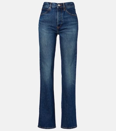 Vertical high-rise straight jeans - Frame - Modalova