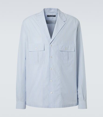 Camicia Martini in cotone a righe - Dolce&Gabbana - Modalova
