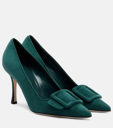 Maysale 90 suede pumps - Manolo Blahnik - Modalova