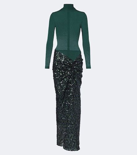 Vestido de fiesta drapeado con lentejuelas - Christopher Esber - Modalova