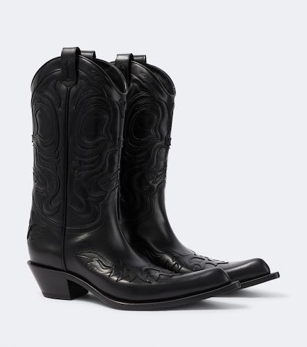 Botas cowboy Bouni de piel - Acne Studios - Modalova