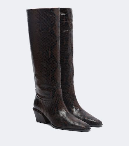 Botas altas Bettina de piel grabada - Paris Texas - Modalova