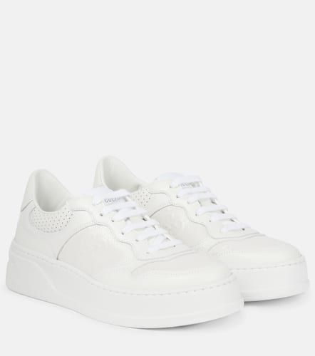 Gucci GG embossed leather sneakers - Gucci - Modalova