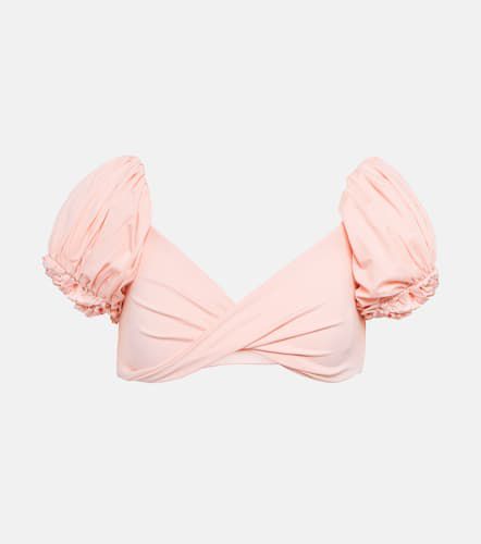 Puff-sleeve bikini top - Giambattista Valli - Modalova