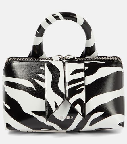 Friday Mini zebra-print leather tote bag - The Attico - Modalova