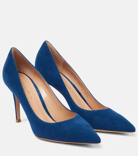 Gianvito 85 suede pumps - Gianvito Rossi - Modalova