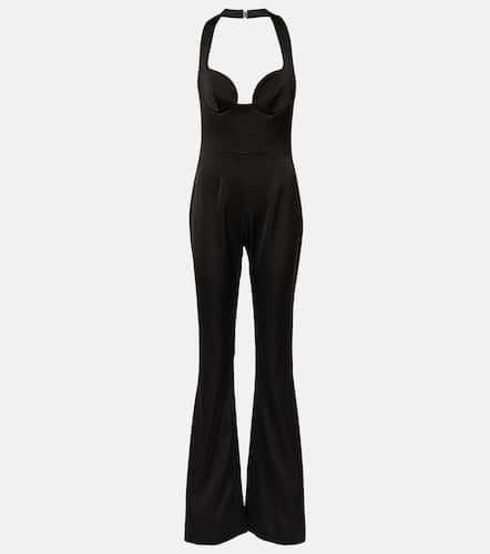 Galvan Flared halterneck jumpsuit - Galvan - Modalova