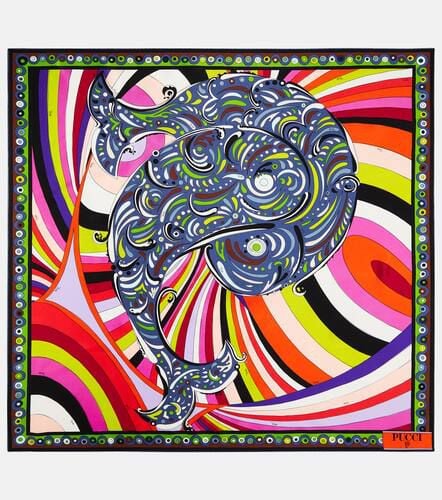 Pucci Iride silk twill scarf - Pucci - Modalova