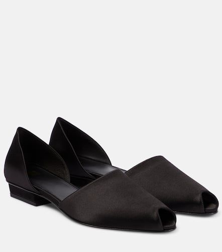 Toteme The Peep-Toe satin flats - Toteme - Modalova