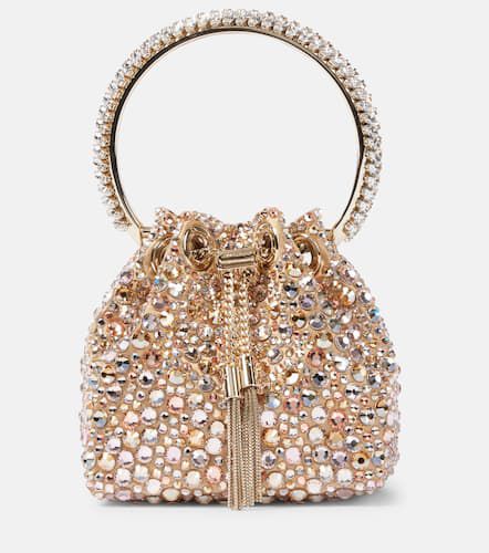 Bon Bon Micro embellished satin bucket bag - Jimmy Choo - Modalova