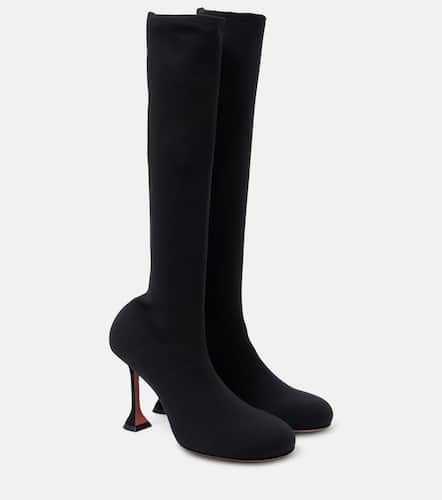 Veneda 95 knee-high sock boots - Amina Muaddi - Modalova