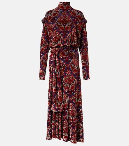 Rabanne Robe longue en jacquard - Rabanne - Modalova