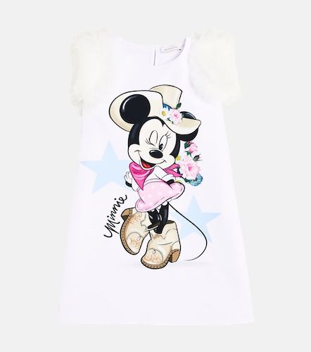 Vestido de crepé estampado - Monnalisa - Modalova