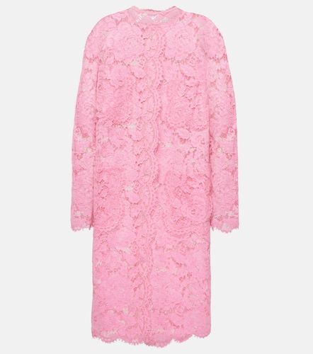 Dolce&Gabbana Abito midi in pizzo - Dolce&Gabbana - Modalova