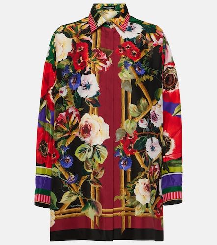 Abito chemisier in seta - Dolce&Gabbana - Modalova