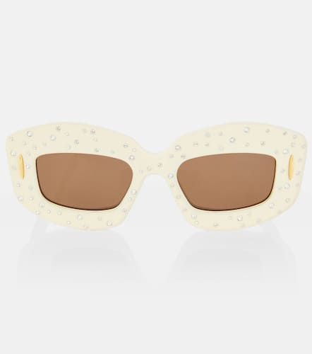 Screen embellished square sunglasses - Loewe - Modalova