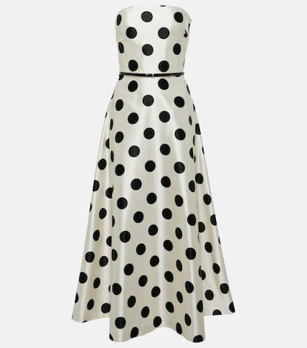 Cippo polka-dot cotton and silk maxi dress - Max Mara - Modalova