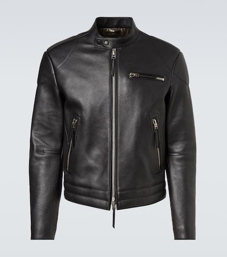 Tom Ford Leather biker jacket - Tom Ford - Modalova