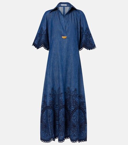 Besticktes Maxikleid Coco aus Denim - Zimmermann - Modalova