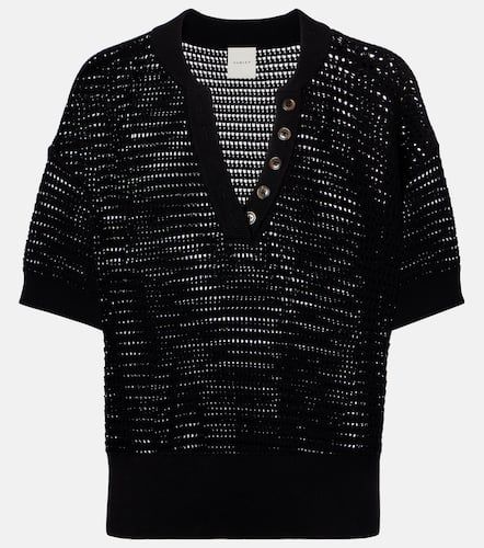 Varley Top Callie in mesh di cotone - Varley - Modalova