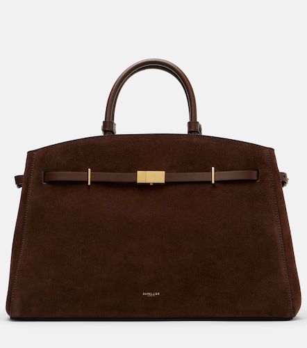 Hudson Small suede top-handle bag - DeMellier - Modalova