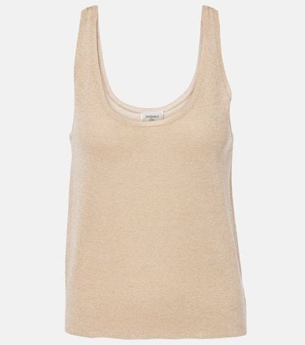 Saint Laurent LamÃ© tank top - Saint Laurent - Modalova