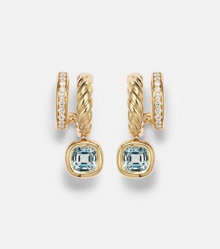 Pendientes DY Mercer® de oro de 18 ct con topacios y diamantes - David Yurman - Modalova