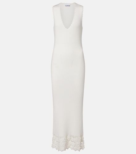 Ganni Midikleid aus Rippstrick - Ganni - Modalova
