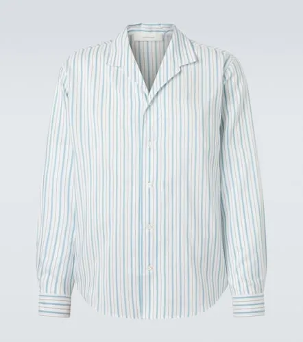 Camicia Franco in seta e cotone a righe - Umit Benan - Modalova