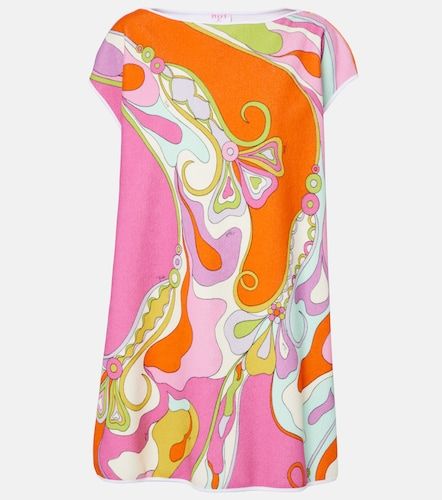 Abito corto Orchidee in misto cotone - Pucci - Modalova