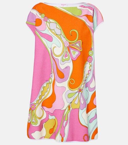 Orchidee cotton-blend terry minidress - Pucci - Modalova
