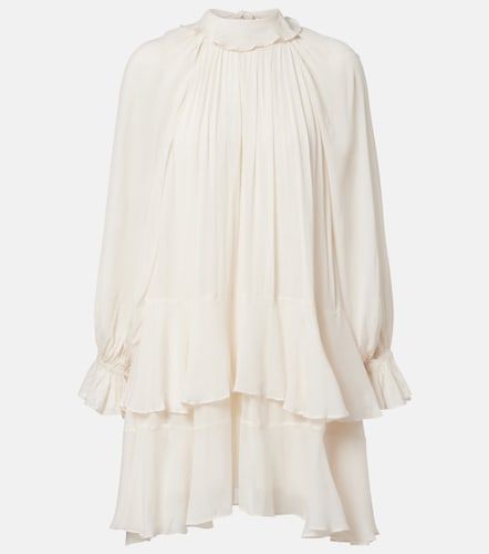 Dina ruffled chiffon minidress - Poupette St Barth - Modalova