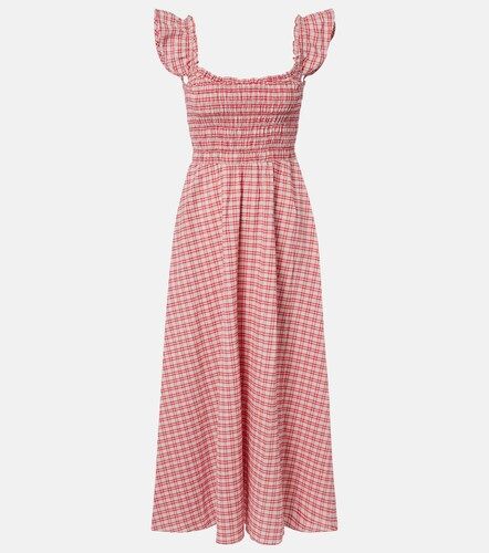 Vestido midi Eudora de algodón a cuadros - Faithfull - Modalova