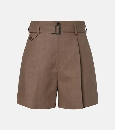 Denise belted linen shorts - Ralph Lauren Collection - Modalova