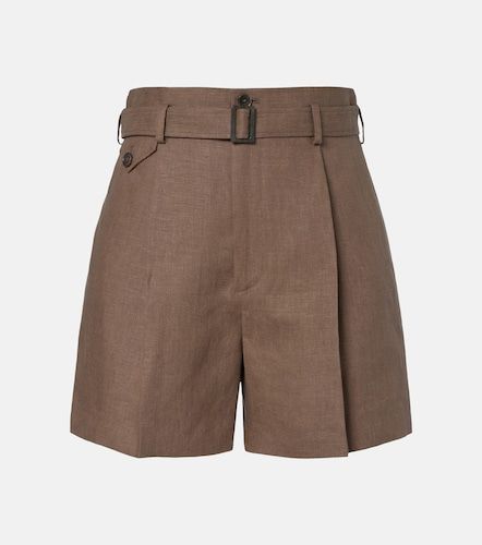 Denise belted linen shorts - Ralph Lauren Collection - Modalova