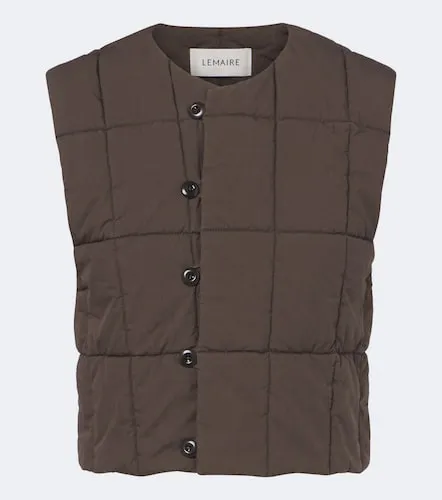 Padded quilted cotton-blend vest - Lemaire - Modalova
