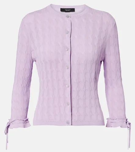 Gucci Cable-knit cardigan - Gucci - Modalova