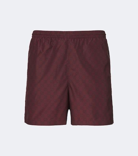 Gucci GG poplin swim trunks - Gucci - Modalova