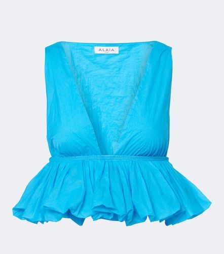 Alaia Gathered crop top - Alaia - Modalova