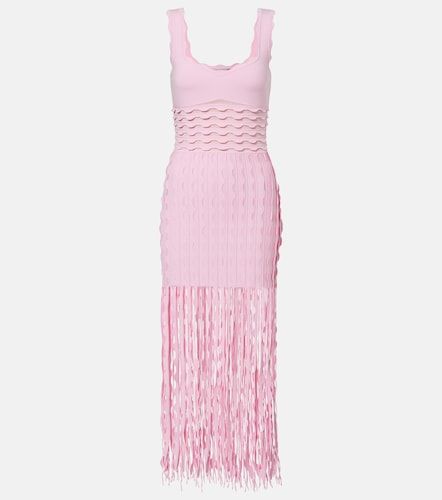 Vestido midi Brionne de punto con flecos - Simkhai - Modalova
