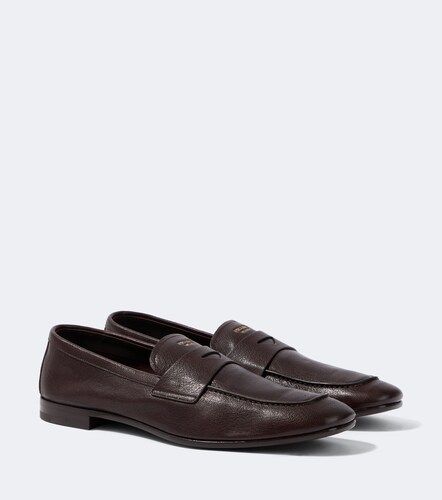 Prada Mocasines de piel con logo - Prada - Modalova